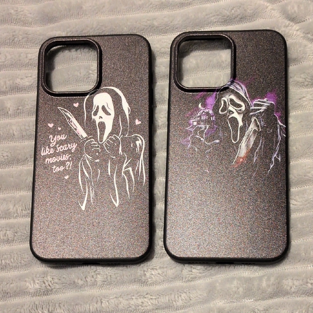 2 Ghostface iPhone 14 Pro Cases